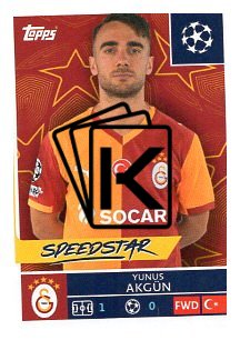 2025-26 Topps Champions League Galatasaray SK 236 Yunus Akgün