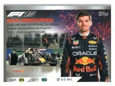 2025 Topps Turbo Attax F1 Oracle Red Bull Racing Epic Moments  116 Max Verstappen