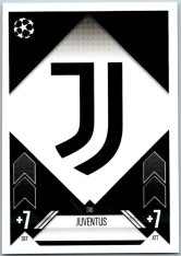 fotbalová kartička 2024-25 Topps Match Attax UEFA Club Competitions 316 Team Badge (Juventus)