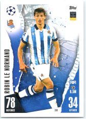 Fotbalová kartička 2023-24 Topps Match Attax UEFA Club Competitions 300 Robin Le Normand Real Sociedad de Fútbol