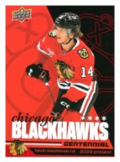 2025-26 Upper Deck Centennial Chicago Blackhawks 41 Kevin Korchinski