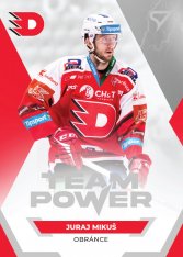 hokejová kartička 2021-22 SportZoo Tipsport Extraliga Team Power TP-16 Juraj Mikuš HC Dynamo Pardubice