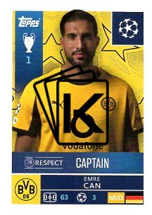 2025-26 Topps Champions League Borussia Dortmund 141 Emre Can