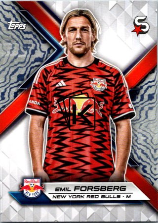 2024 Topps Superstars MLS 85 Emil Forsberg New York Red Bulls
