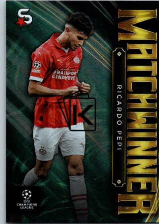 Fotbalová kartička 2023-24 Topps Superstars UEFA Club Competitions Matchwinner MW-24 Ricardo Pepi (PSV Eindhoven)