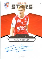 fotbalová kartička 2021-22 SportZoo Fortuna Liga Signed Stars S1-ET Emil Tischler FK Pardubice /199