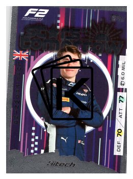 2025 Topps Turbo Attax F1 Hitech TGR Stars of Tomorrow HP 239 Luke Browning