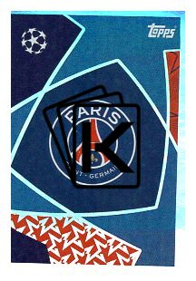 2025-26 Topps Champions League   Paris Saint-Germain 354 Club Badge