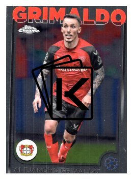 fotbalová kartička 2024-25 Topps Chrome UCC 3 Alejandro Grimaldo, Bayer 04 Leverkusen