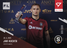 fotbalová kartička 2023-24 SportZoo Fortuna Liga Live L-50 Jan Kuchta AC Sparta Praha
