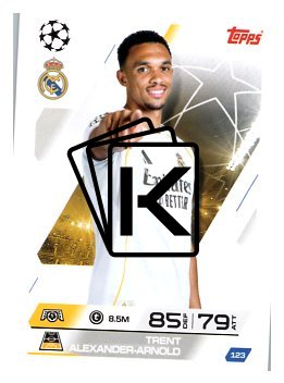 fotbalová kartička 2025-26 Topps Match Attax UCC 123 Trent Alexander-Arnold (Real Madrid CF)