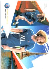 Fotbalová kartička Topps 2021-22 PSG Team Set Our City 28 Xavi Simons