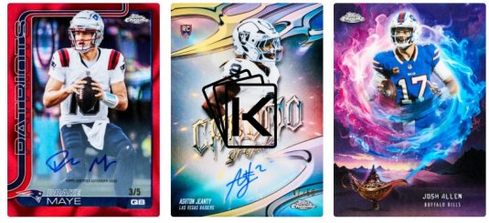 2025 Topps Chrome Football Blaster Box