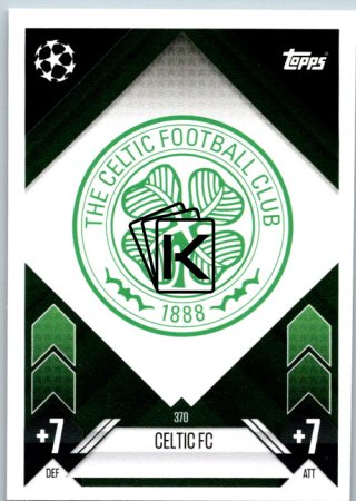 fotbalová kartička 2024-25 Topps Match Attax UEFA Club Competitions 370 Team Badge (Celtic FC)