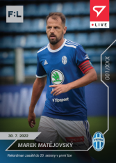 fotbalová kartička SportZoo 2022-23 Live L-003 Marek Matějovský FK Mladá Boleslav /36