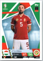 fotbalová karta Topps Match Attax EURO 2024 HUN3 Attila Fiola (Hungary)
