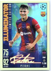 2023-24 Topps Match Attax EXTRA UEFA Club Competition Illuminator Limited Edition IL2 Pedri (FC Barcelona)