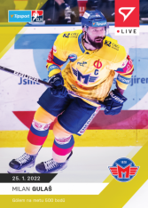 Hokejová kartička SportZoo 2021-22 Live L-090 Milan Gulaš HC Motor České Budějovice /71