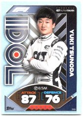 2022 Topps Formule 1 Turbo Attax F1 Idol 346 Yuki Tsunoda (Scuderia AlphaTauri)