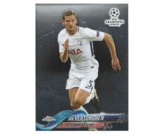 Fotbalová kartička Topps Chrome 2017-18 Champions League 79 Jan Vertonghen – Tottenham Hotspur