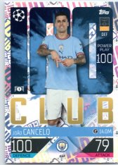 Fotbalová kartička 2022-23 Topps Match Attax UCL CLub 100 - 452 Joao Cancelo - Manchester City