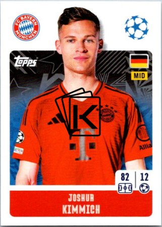2024-25 Topps Champions League 178 Joshua Kimmich (FC Bayern München)
