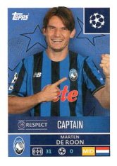 2025-26 Topps Champions League Atalanta BC 85 Marten de Roon