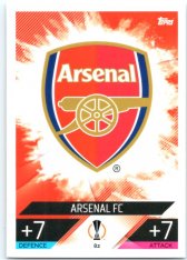 Fotbalová kartička 2022-23 Topps Match Attax UCL 82 Team Badge - Arsenal