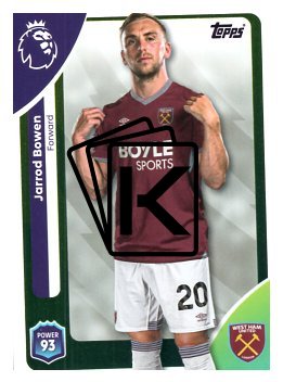 fotbalová kartička 2025-26 Topps  Premier League 284 Jarrod Bowen (West Ham United)