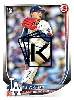 Baseballová karta 2025 Bowman 69 River Ryan, Los Angeles Dodgers RC