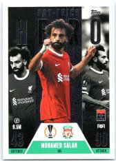 2023-24 Topps Match Attax EXTRA UEFA Club Competition Hat-Trick Hero 194 Mohamed Salah (Liverpool)