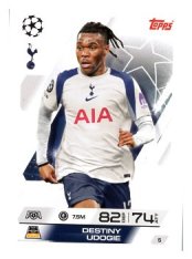 fotbalová kartička 2025-26 Topps Match Attax UCC 5 Destiny Udogie (Tottenham Hotspur)
