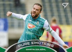 fotbalová kartička 2021-22 SportZoo Fortuna Liga Serie 2 Pure Emotions PE-10 Martin Doležal FK Jablonec