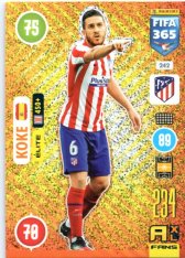 fotbalová karta Panini Adrenalyn XL FIFA 365 2021 Elite 242 Koke Atletico Madrid