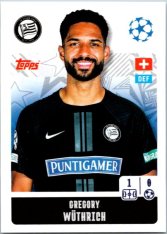 2024-25 Topps Champions League 336 Gregory Wüthrich (SK Sturm Graz)