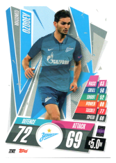 fotbalová kartička Topps Match Attax Champions League 2020-21 ZEN2 Magomed Ozdoev FC Zenit