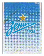 2020-21 Topps Champions League samolepka ZSP1 Logo FC Zenit