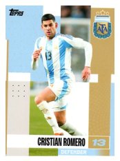 fotbalová kartička 2024-25 Topps Argentina Team Set 4 Cristian Romero