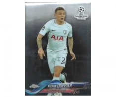 Fotbalová kartička Topps Chrome 2017-18 Champions League 20 Kieran Trippier – Tottenham Hotspur