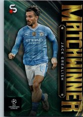 Fotbalová kartička 2023-24 Topps Superstars UEFA Club Competitions Matchwinner MW-03 Jack Grealish (Manchester City)