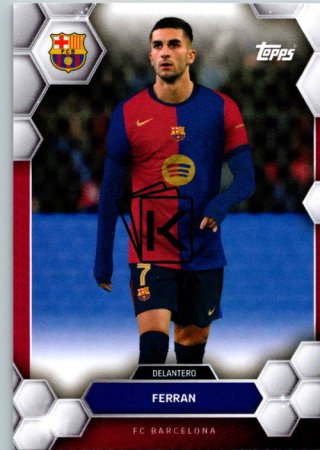 fotbalová kartička 2024-25 Topps FC Barcelona Fan Set 16 Ferran Torres