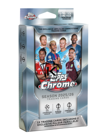 2025-26 Topps Chrome UEFA Club Competitions Hanger Box