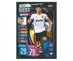 Fotbalová kartička 2019-2020  Topps Match Attax Champions League Valencia CF  Goncalo Guedes 10