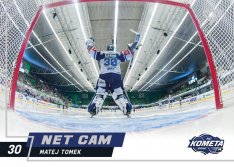 hokejová kartička 2021-22 SportZoo Tipsport Extraliga Serie 2 Net Cam NC-O9 Matej Tomek HC Kometa Brno