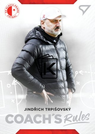 fotbalová kartička SportZoo 2020-21 Fortuna Liga Serie 2 Coach ´s Rules CR17 Jindřich Trpišovský SK Slavia Praha