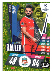 fotbalová kartička 2020-21 Topps Match Attax Champions League Extra Baller BA1 Mohamed Salah Liverpool