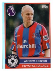 fotbalová kartička 2025-26 Topps  Premier League - Retro Threads -388 Andrew Johnson (Crystal Palace)