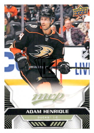 2020-21 UD MVP 85 Adam Henrique - Anaheim Ducks