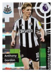 fotbalová kartička 2025-26 Topps  Premier League - Pro Precision 414 Anthony Gordon (Newcastle United)