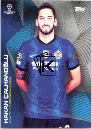 fotbalová kartička 2021 Topps Summer Signings Hakan Calhanoglu Inter Milan